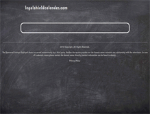 Tablet Screenshot of legalshieldcalender.com